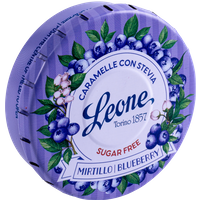 Pastiglie Leone Blaubeer Bonbons mit Stevia 30g