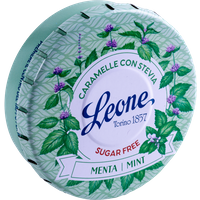 Pastiglie Leone Minz-Bonbons mit Stevia 30g