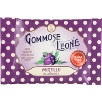 Pastiglie Leone Zuckerfreie Gummibonbons mit Blaubeergeschmack