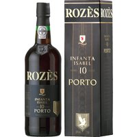 Dieser Portwein reifte zehn Jahre lang in Eichenfässern heran und trägt mit zinnoberroter Farbe und braunen Reflexen die Charakteristik eines echten Tawny. Intensive Aromen von Feigen