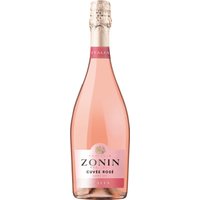 Das Bouquet des Zonin Cuvee Rosé Spumante verführt die Nase mit fruchtigen Aromen von gelbem und grünem Apfel