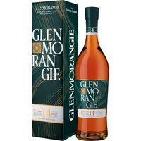 Die 1843 gegründete schottische Destillerie Glenmorangie rühmt sich wegen ihrer hohen Brennblasen besonders weiche und geschmeidige Whiskys herzustellen. Der Quinta Ruban 14 Years Old Port Cask Finish zeichnet sich durch ein fruchtiges Bouquet aus