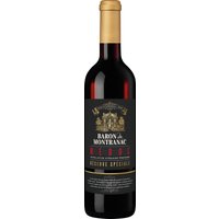 Als Cuvée aus dem Médoc ist dieser Baron de Montranac eine Komposition aus Cabernet Sauvignon mit einem guten Anteil Merlot. Perfekt ausbalanciert sind die beiden Sorten und zeigen so das jeweils Beste ihrer Merkmale: feine Cassisfrucht vom Cabernet trifft auf die Pflaumen-Aromen des Merlot