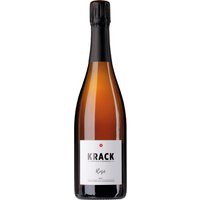 Sanft und schmelzig perlt der Rosé brut vom Weingut Krack. Der Spätburgunder