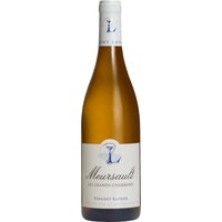 Der Meursault Les Grands Charrons von Domaine Vincent Latour aus dem Jahrgang 2020 präsentiert sich in einem mittelgelben