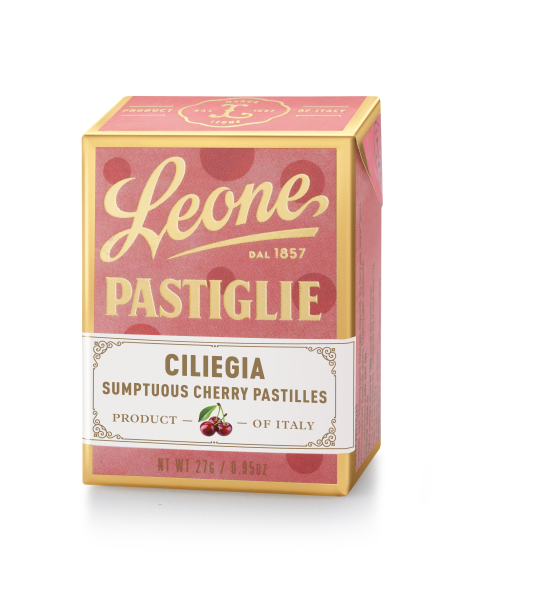 Pastiglie Leone Pastillen mit Kirsch Geschmack 27g – Bild 2