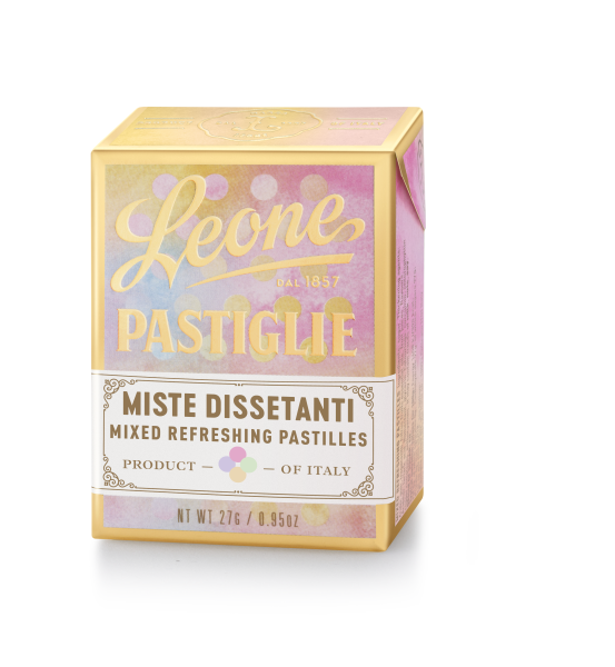 Pastiglie Leone Pastillen gemischte Früchte 27g - Miste Dissetanti – Bild 2