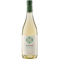 Der Flaminio Verdeca Salento IGP aus Apulien präsentiert sich in einem leuchtenden Strohgelb mit grünen Reflexen. Die Nase offenbart intensive Aromen von grünem Apfel und weißen Blüten