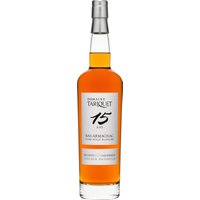 Der Armagnac Domaine Tariquet Pure Folle Blanche 15 Ans beeindruckt durch eine leuchtende Mahagoni-Farbe und eine komplexe Aromenvielfalt. In der Nase zeigen sich Noten von Orangenkonfitüre