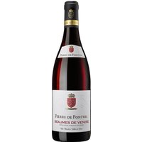 In tief rubinroter Farbe präsentiert sich der Pierre de Fontval aus dem malerischen Dorf Beaumes-de-Venise