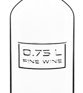 Made in Italy: Diese moderne und gleichsam zeitlose Glaskaraffe bietet Platz für eine Flasche Wein oder eine Befüllung aus einer Bag-in-Box.