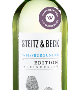 Die Edition Weißburgunder der beiden Winzer Steitz & Beck ist ein aromatischer Weißburgunder aus Rheinhessen