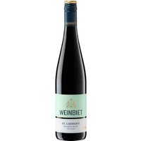 Der Wein "Weinbiet Gimmeldinger Meerspinne St. Laurent" aus der Pfalz besticht durch seine leuchtend dunkelrote Farbe und gehaltvollen Charakter. Der Jahrgang 2022 ist geprägt von weichen Tanninen und intensiven Aromen von Brombeeren