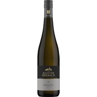 Mit sanftem Gefälle ziehen sich die Weinberge des Klosters Eberbach vom Kamm des Taunus' zum Rhein hinunter. Hier auf den nach Süden ausgerichteten Hängen genießen die Reben für den Kloster Eberbach Riesling trocken das intensive Sonnenlicht. Im Glas ein helles Gold. In der Nase Aromen von Pfirsich