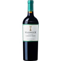 Der Warwick Cabernet Franc aus dem Jahr 2020 präsentiert sich als ein bemerkenswerter Rotwein aus Stellenbosch