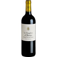 Aus den Weinbergen des renommierten Château Olivier im Gebiet Pessac-Léognan stammt der Le Dauphin du Château Olivier. Der 2017er Rotwein zeigt eine granatrote Farbe und besticht die Nase durch intensive Aromen roter Früchte