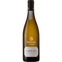 Der Simonsig Langbult Steen Old Vine Chenin Blanc 2022 erscheint in einem hellen Strohgelb mit limettengrünen Rändern und entfaltet ein vielschichtiges Bouquet. Noten von Orangenblüten