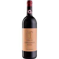 Die Weinberge des Fanatico erstrecken sich entlang der sonnenverwöhnten Hügel der Villa Trasqua. Der Jahrgang 2017 präsentiert sich nach einer 24-monatigen Holzfasslagerung besonders intensiv und elegant. Der Chianti Classico Riserva besticht mit Aromen von Waldfrucht