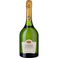 Comtes de Champagne präsentiert den Stil des Hauses auf vollendete Weise. Die Jahrgangs-Cuvée wird aus Trauben von fünf Grand-Cru-Gemeinden erzeugt. Der Grundwein reift zu einem kleinen Teil in neuen Eichenfässern