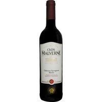 Der Clos Malverne Cabernet Sauvignon Merlot fließt in einem dunklen Rotton ins Glas und begeistert mit seinem unkomplizierten Charakter. Das Cuvée aus Cabernet Sauvignon (60%) und Merlot (40%) punktet mit seinen fruchtigen Beerennoten