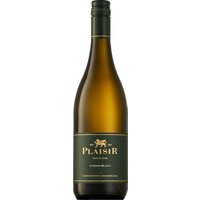 In einem hellen Limettengrün funkelt der Plaisir Chenin Blanc im Glas. Fruchtige Aromen von Melone