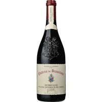 Der Château de Beaucastel Châteauneuf-du-Pape 2021 besticht durch seine tiefrote Farbe mit rötlich-violetten Reflexen. In der Nase entfaltet er ein subtiles