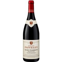 Der Domaine Faiveley Gevrey-Chambertin Les Cazetiers aus dem Jahr 2021 präsentiert sich in einem kräftigen Rubinrot. Sein intensives