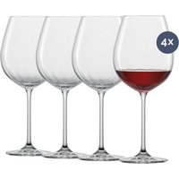 Das Zwiesel Rotweinglas Prizma aus dem 4er Set besticht durch seine raffinierte Gestaltung