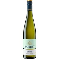 Der „Weinbiet Mussbacher Eselshaut Riesling Spätlese Feinfruchtig“ besticht durch seine eleganten und feinen Würznoten in der Nase