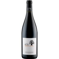Mit seinem intensiven Granatrot zeigt sich der Bois de Brignon Côtes du Rhône Jahrgang 2023 im Glas und begeistert mit einem verführerischen Bouquet. Typische Aromen der Region wie Amarenakirschen