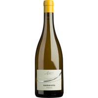 Der Jahrgang 2023 des Somereto Chardonnay aus der Kellerei Andrian entfaltet in einem elegant schillernden Strohgelb intensive Aromen von reifen Bananen und tropischen Früchten. Der Chardonnay wird in Edelstahltanks vergoren und reift für sechs Monate auf der Hefe