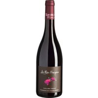 Die tief-purpurrote Robe des Pierres Dorées La Rose Pourpre Beaujolais Rouge aus dem Jahrgang 2022 wird von lebhaften violetten Reflexen untermalt. In der Nase entfalten sich intensive Aromen von schwarzen Beeren wie Heidelbeeren und Brombeeren