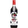 Die Liqueur Crème de Mûres von Gabriel Boudier S. A. präsentiert sich in einem tiefrotbraunen Farbton