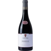 Die legendäre Cru-Lage Hermitage an der nördlichen Rhône wurde bereits von den Römern für den Weinanbau genutzt und zeichnet sich durch steile Terrassen in südlicher Lage aus. Der von hier stammende reinsortige Syrah der Cave de Tain aus der Reihe Nobles Rives - noble Ufer - zeigt