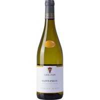 Die Ruine der Burg Crussol überschaut die historischen Weinberge der AOP Saint-Péray. Kalkhaltige Böden und ein eher kühles Klima auf der rechten Seite der nördlichen Rhône sind ideal für die weißen Rebsorten Marsanne und Roussanne. Der von hier stammende Weißwein der Cave de Tain besitzt neben Aromen weißer Blüten die charakteristische