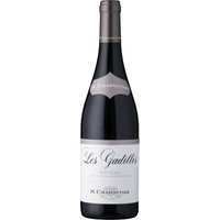 M. Chapoutier Les Gadilles aus der südlichen Rhône zeigt sich im Jahrgang 2022 purpurn im Glas mit einem intensiven Duft nach dunklen Beeren
