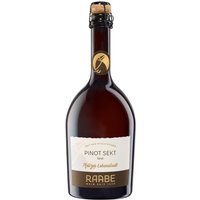 Die Sektherstellung des Raabe Pfälzer Lebenslust Pinot Sekt 2021 aus der Pfalz nutzt Pinot Noir Trauben