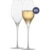 Das Zwiesel Alloro Champagnerglas beeindruckt durch seine elegante Handarbeit und besondere Bruchfestigkeit dank Tritan-Technologie. Der schlanke Kelch mit Moussierpunkt intensiviert die Perlage und verspricht ein prickelndes Genusserlebnis. Perfekt für Champagner und hochwertige Sekte