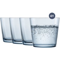 Dieses Wasserglas "Together klein" im 4er Set beeindruckt durch seine elegante Erscheinung und die rauchblaue Farbgebung. Hergestellt von der Zwiesel Kristallglas AG