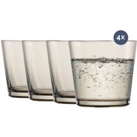 Das Zwiesel Wasserglas "Together klein" im 4er Set in der Farbe Taupe überzeugt durch seine klare Ästhetik und die hochwertige Verarbeitung von Zwiesel Kristallglas. Die elegante Form dieses Glases unterstreicht die Transparenz und Reinheit des Wassers