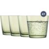 Das Zwiesel Wasserglas "Together klein" im 4er Set bringt Farbe und Stil auf den Tisch. In trendigem Oliv gestaltet