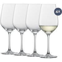 Das Zwiesel Weißweinglas im 4er Set der Forté-Serie besticht durch seine hohe Qualität und das elegante Design