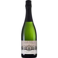 Der Porzelt Crémant Blanc de Noir Sekt Extra Brut aus der Pfalz präsentiert sich mit einer cremig-würzigen Eleganz und sehr feiner Perlage. Hergestellt wird er vom Weingut Porzelt