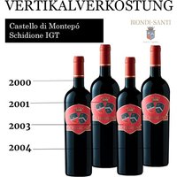 Biondi Santi Castello di Montepó Schidione Toskana IGT Vertikale
