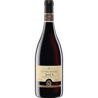 Die Collection Royal Rotwein Cuvée Barrique zeigt sich im Glas in einem tiefdunklen Kirschrot