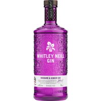 Whitley Neill Rhubarb & Ginger Gin von Halewood Wines & Spirits entfaltet ein intensives Aroma von frischem