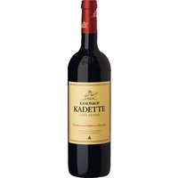 Ein tiefes Rubinrot zeichnet den Kanonkop Kadette Cape Blend 2022 aus