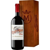 Der Marqués de Murrieta Castillo Ygay Gran Reserva Especial 2011 aus dem Anbaugebiet Alavesa in der berühmten Rioja-Region Spaniens verkörpert Spitzenqualität. Dieser Rotwein reifte 29 Monate in Barriques und entfaltet ein Aromenspektrum von Kirschen