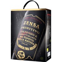 Der Klassiker Apuliens in kantigem Gewand: Als Bag-in-Box ist der Primitivo von Zensa perfekt als Reisebegleiter oder für große Runden geeignet. Der dichte