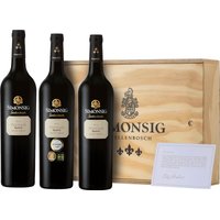 Das Simonsig Redhill Pinotage Vertical Package enthält drei Jahrgänge des intensiven Redhill Pinotage aus den berühmten roten Hügeln von Stellenbosch